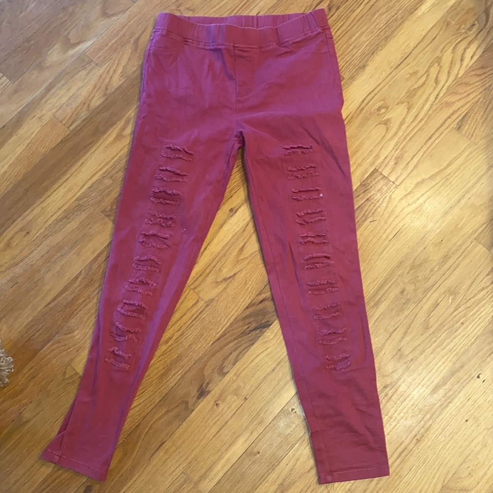 Red Umgee jeggings size XL